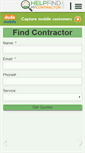 Mobile Screenshot of helpfindmycontractor.com